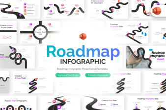 Roadmaps Infographic PowerPoint Template